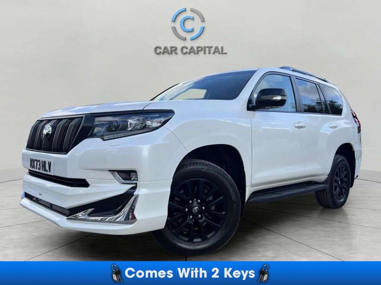 A 2023 TOYOTA LAND CRUISER 2.8D Invincible Black Edition SUV 5dr Diesel Auto 4WD Euro 6 (s/s) (LWB) (2 A 2023 TOYOTA LAND CRUISER 2.8D Invincible Black Edition SUV 5dr Diesel Auto 4WD Euro 6 (s/s) (LWB) (2