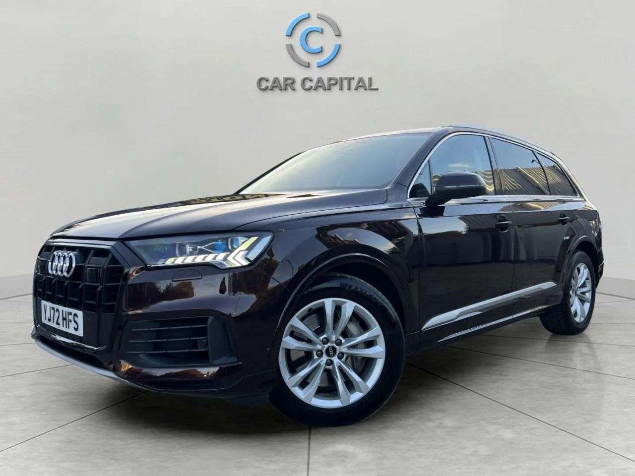 A 2022 AUDI Q7 3.0 TFSI V6 55 S line SUV 5dr Petrol Tiptronic quattro Euro 6 (s/s) (340 ps A 2022 AUDI Q7 3.0 TFSI V6 55 S line SUV 5dr Petrol Tiptronic quattro Euro 6 (s/s) (340 ps