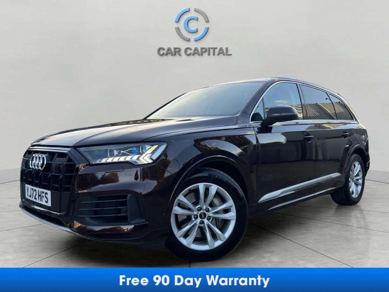 A 2022 AUDI Q7 3.0 TFSI V6 55 S line SUV 5dr Petrol Tiptronic quattro Euro 6 (s/s) (340 ps A 2022 AUDI Q7 3.0 TFSI V6 55 S line SUV 5dr Petrol Tiptronic quattro Euro 6 (s/s) (340 ps