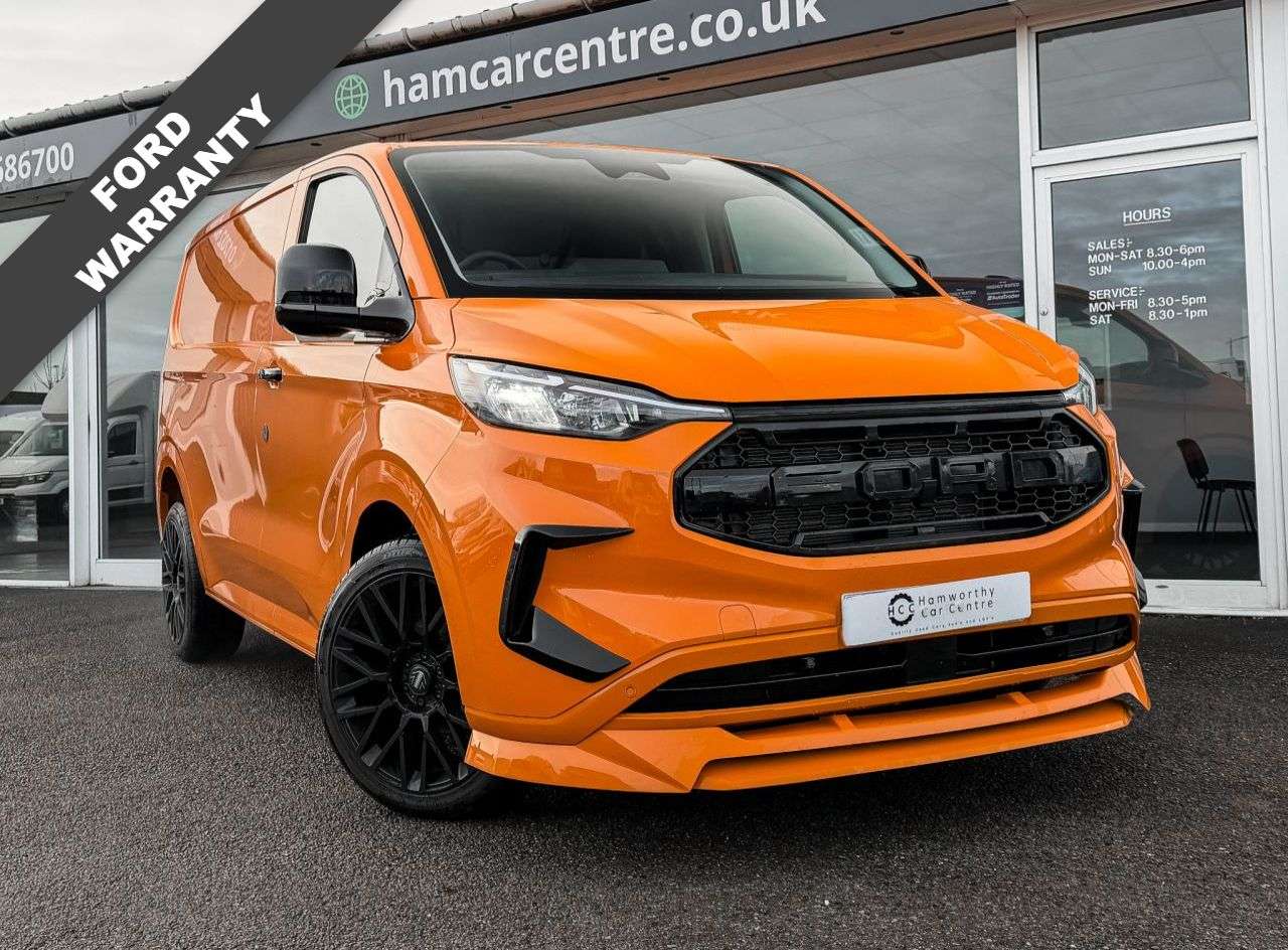 A 2025 FORD TRANSIT CUSTOM 2.0 300 EcoBlue Panel Van Tailgate Model 5dr Diesel Manual L1 H1 Euro 6 (s/ A 2025 FORD TRANSIT CUSTOM 2.0 300 EcoBlue Panel Van Tailgate Model 5dr Diesel Manual L1 H1 Euro 6 (s/