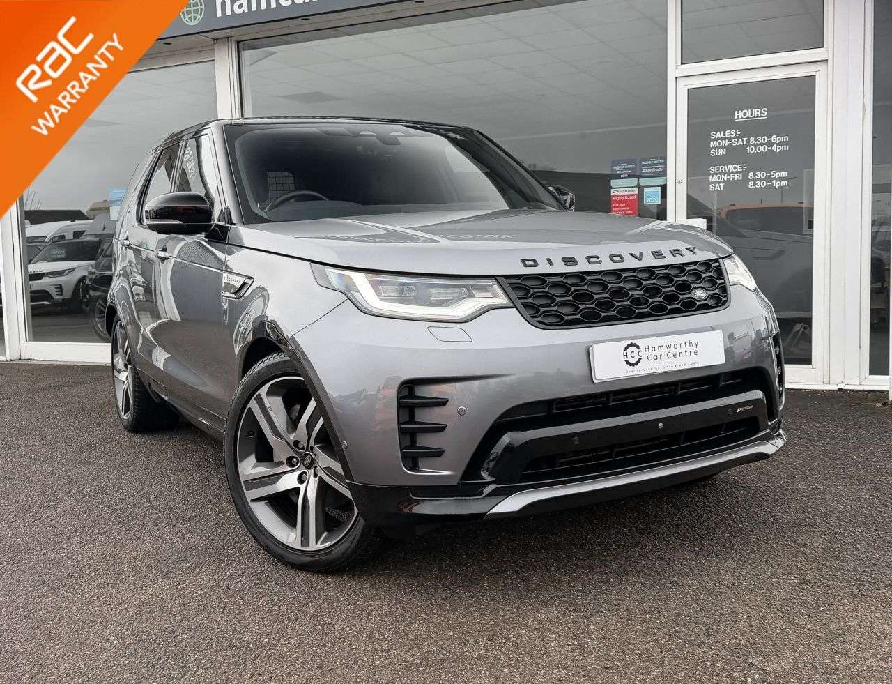 A 2023 LAND ROVER DISCOVERY 3.0 D300 MHEV R-Dynamic HSE SUV 5dr Diesel Auto 4WD Euro 6 (s/s) (300 ps) H A 2023 LAND ROVER DISCOVERY 3.0 D300 MHEV R-Dynamic HSE SUV 5dr Diesel Auto 4WD Euro 6 (s/s) (300 ps) H