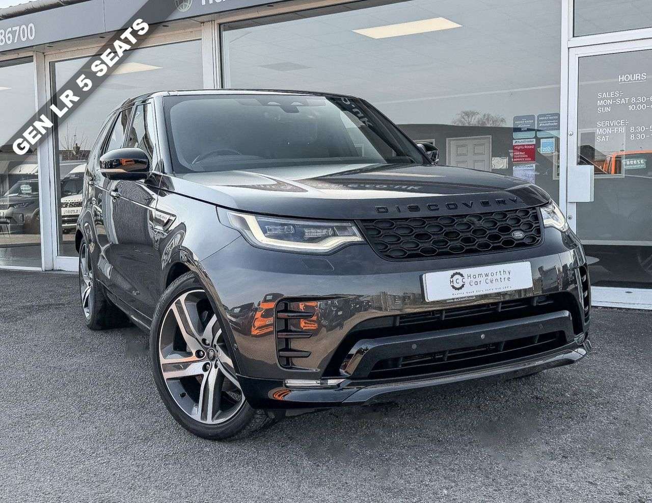 A 2023 LAND ROVER DISCOVERY D300 Dynamic HSE GEN LR 5 SEATS MHEV 3.0 SUV 5dr Diesel Auto 4WD Euro 6 (s/ A 2023 LAND ROVER DISCOVERY D300 Dynamic HSE GEN LR 5 SEATS MHEV 3.0 SUV 5dr Diesel Auto 4WD Euro 6 (s/