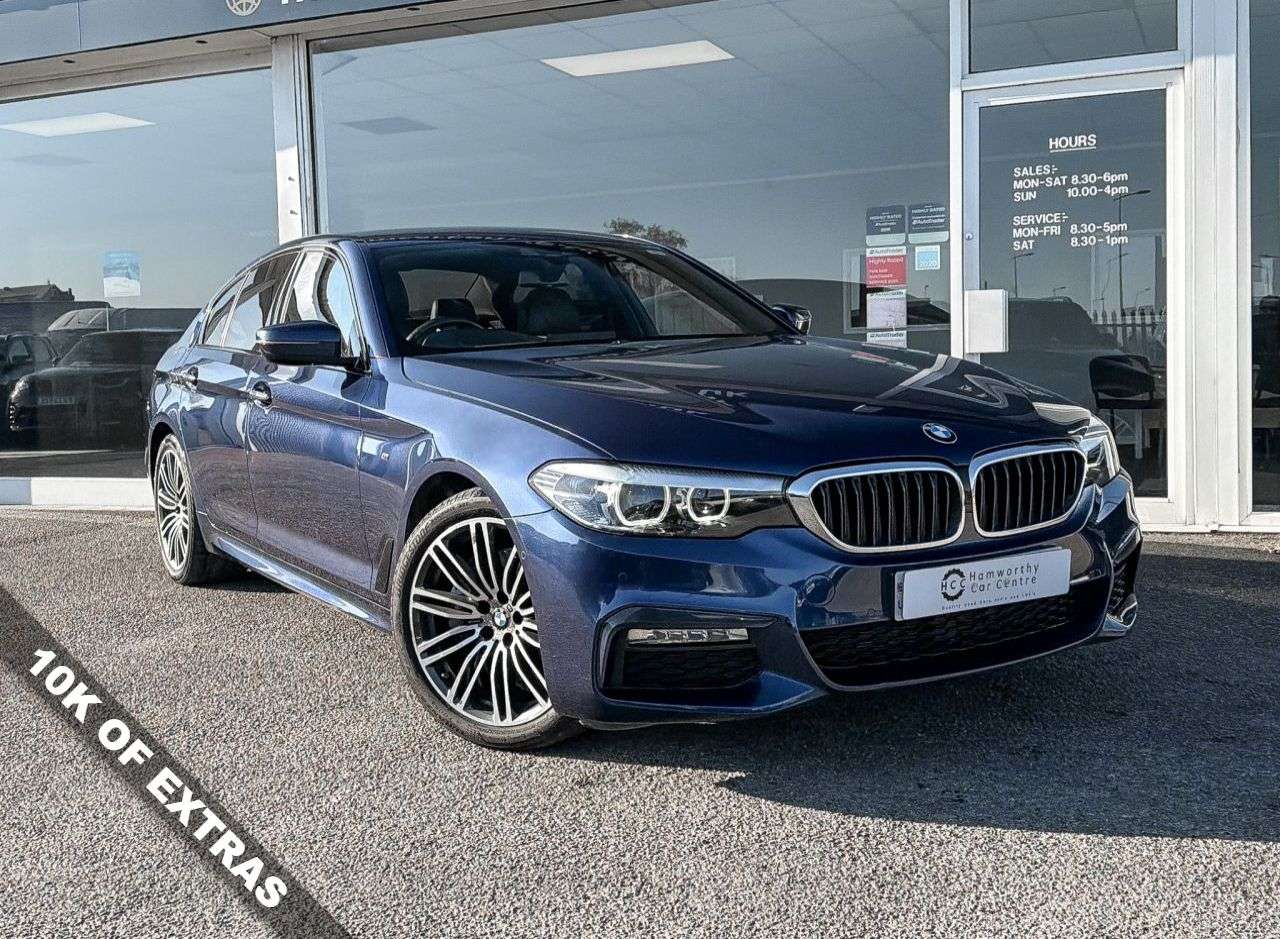 A 2018 BMW 5 SERIES 3.0 530d M Sport Saloon 4dr Diesel Auto xDrive Euro 6 (s/s) (265 ps) BIG-SP A 2018 BMW 5 SERIES 3.0 530d M Sport Saloon 4dr Diesel Auto xDrive Euro 6 (s/s) (265 ps) BIG-SP