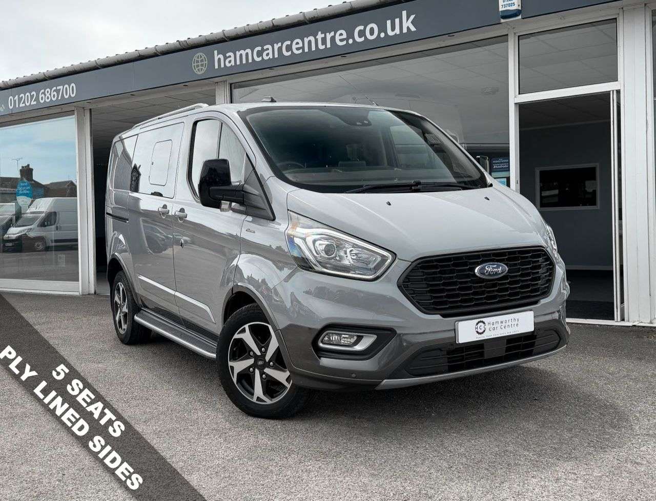 A 2023 FORD TRANSIT CUSTOM 2.0 320 EcoBlue Active Crew Van L1H1 Euro 6 (170 ps) SAT NAV - AIRCON - TAI A 2023 FORD TRANSIT CUSTOM 2.0 320 EcoBlue Active Crew Van L1H1 Euro 6 (170 ps) SAT NAV - AIRCON - TAI