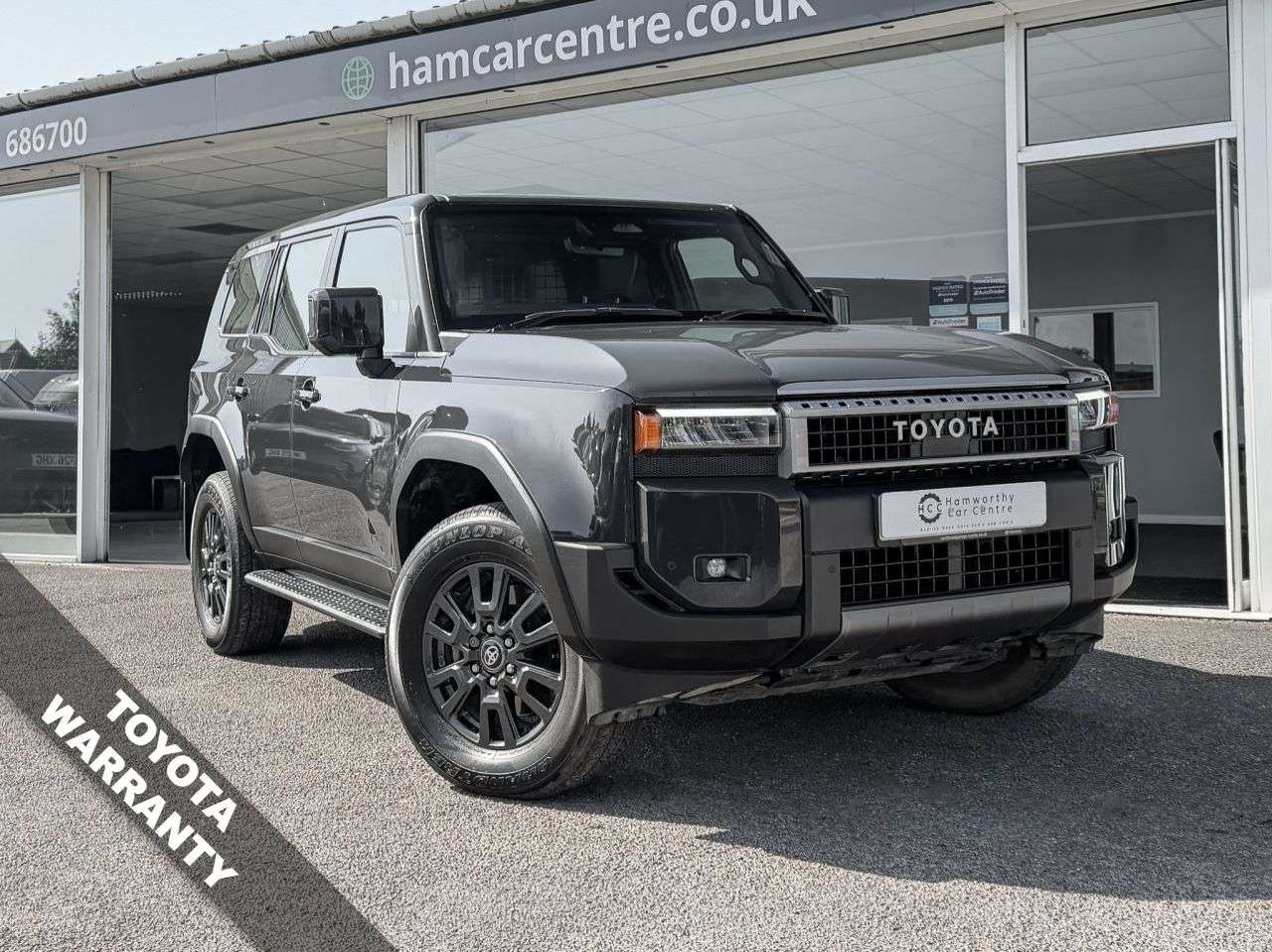 A 2025 TOYOTA LAND CRUISER 2.8D COMMERCIAL 4WD Auto (204 ps) ADAPTIVE CRUISE+REAR TOW BAR A 2025 TOYOTA LAND CRUISER 2.8D COMMERCIAL 4WD Auto (204 ps) ADAPTIVE CRUISE+REAR TOW BAR