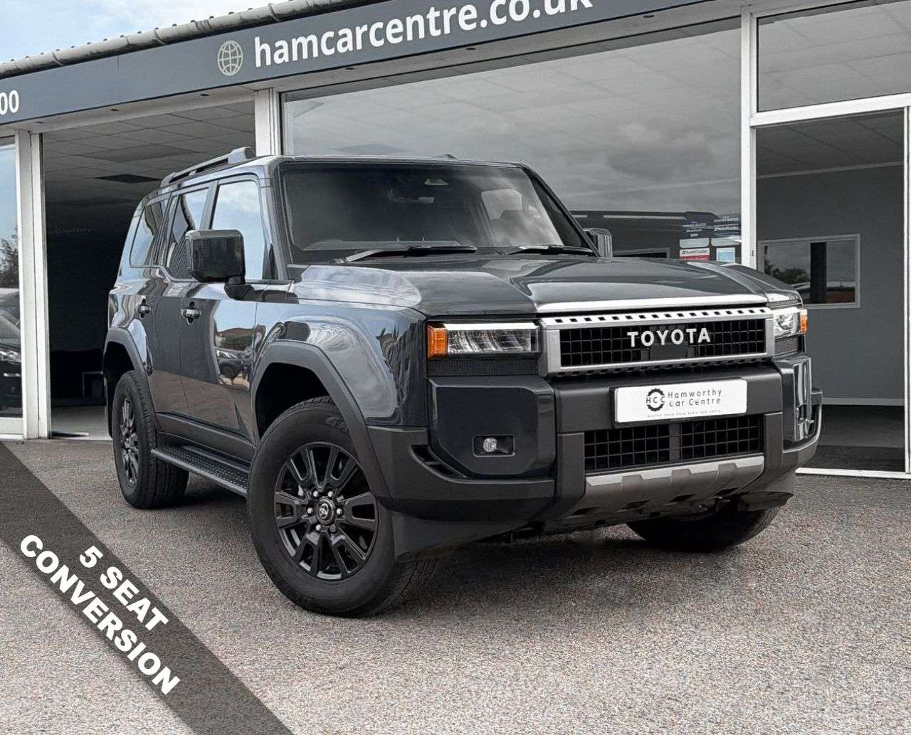A 2025 TOYOTA LAND CRUISER 2.8D Panel Van *5 SEATS* Diesel Auto 4WD LWB Euro 6 (204 ps) ADAPT CRUISE+R A 2025 TOYOTA LAND CRUISER 2.8D Panel Van *5 SEATS* Diesel Auto 4WD LWB Euro 6 (204 ps) ADAPT CRUISE+R