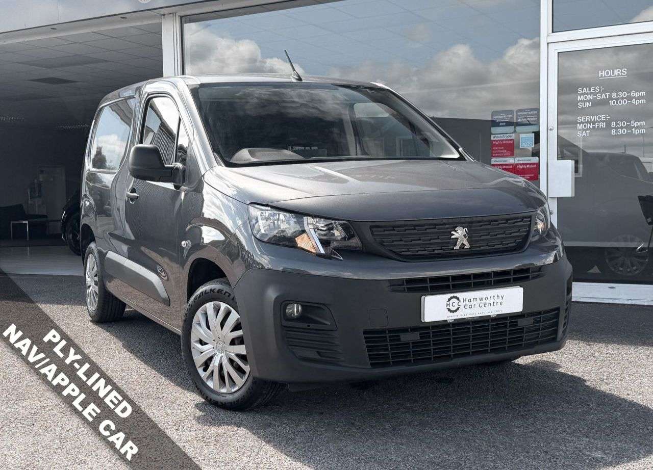 A 2021 PEUGEOT PARTNER 1.5 BlueHDi 1000 Professional Standard Panel Van 5dr Diesel Manual SWB Euro A 2021 PEUGEOT PARTNER 1.5 BlueHDi 1000 Professional Standard Panel Van 5dr Diesel Manual SWB Euro