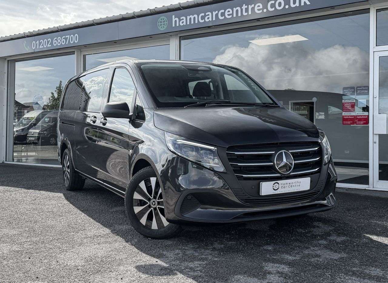 A 2025 MERCEDES-BENZ VITO 2.0 119 CDI SELECT Crew Van Double Cab G-Tronic RWD L3 (190 ps) NAV THROUGH A 2025 MERCEDES-BENZ VITO 2.0 119 CDI SELECT Crew Van Double Cab G-Tronic RWD L3 (190 ps) NAV THROUGH