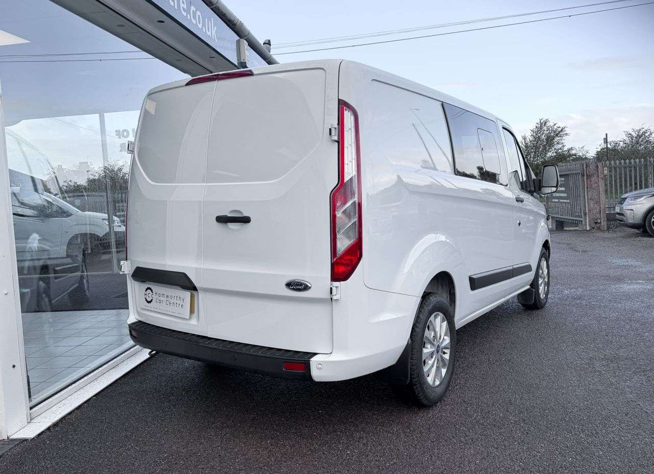 A 2023 FORD TRANSIT CUSTOM 2.0 300 EcoBlue Trend Crew Van Double Cab 5dr Diesel Manual L1 H1 Euro 6 (s A 2023 FORD TRANSIT CUSTOM 2.0 300 EcoBlue Trend Crew Van Double Cab 5dr Diesel Manual L1 H1 Euro 6 (s