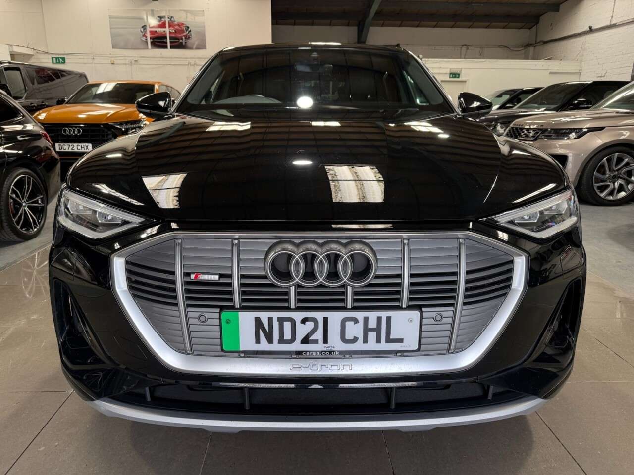 A 2021 AUDI E-TRON 55 S line Sportback 5dr Electric Auto quattro 95kWh (408 ps) A 2021 AUDI E-TRON 55 S line Sportback 5dr Electric Auto quattro 95kWh (408 ps)