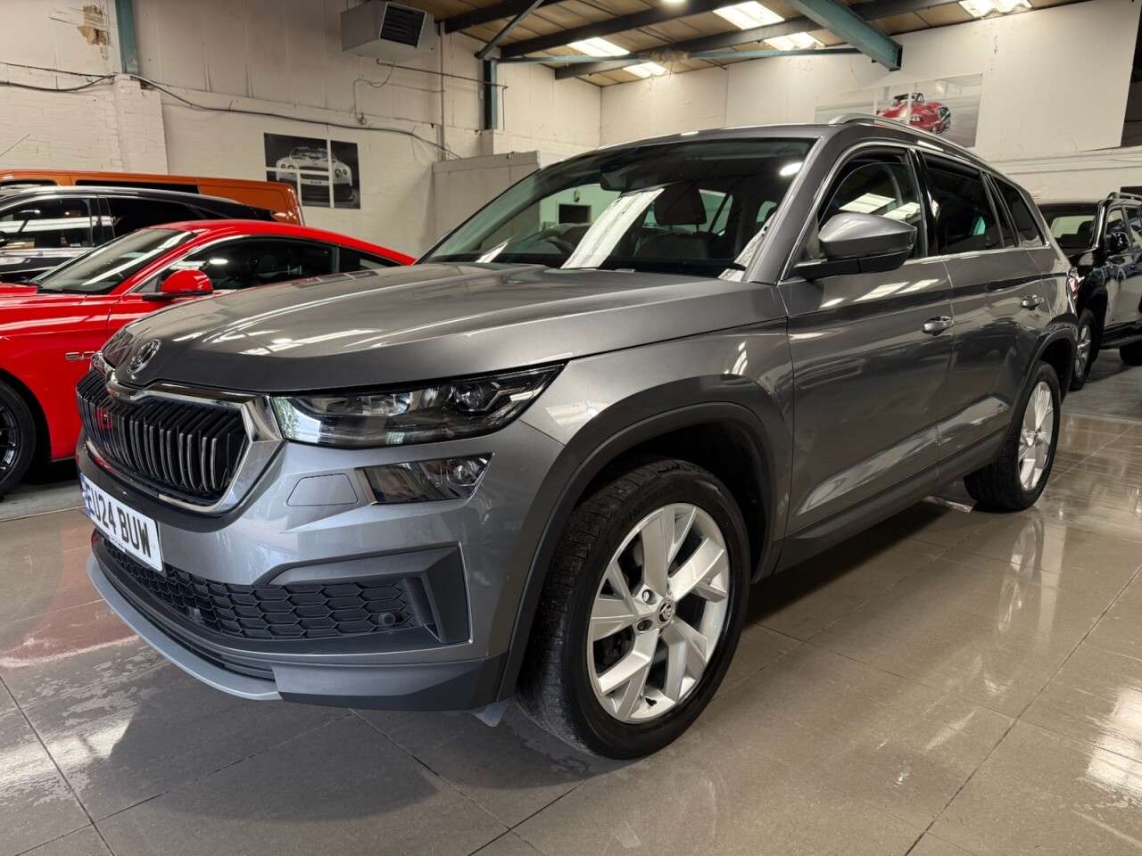 A 2024 SKODA KODIAQ 1.5 TSI ACT SE L Executive SUV 5dr Petrol DSG Euro 6 (s/s) (7 Seat) (150 ps A 2024 SKODA KODIAQ 1.5 TSI ACT SE L Executive SUV 5dr Petrol DSG Euro 6 (s/s) (7 Seat) (150 ps
