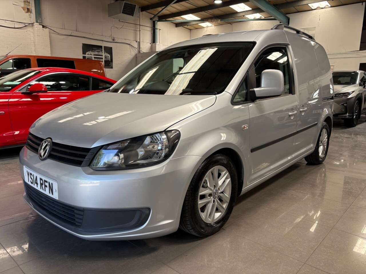 A 2014 VOLKSWAGEN CADDY 1.6 TDI BlueMotion Tech C20 Trendline Panel Van 4dr Diesel Manual L1 H1 (13 A 2014 VOLKSWAGEN CADDY 1.6 TDI BlueMotion Tech C20 Trendline Panel Van 4dr Diesel Manual L1 H1 (13
