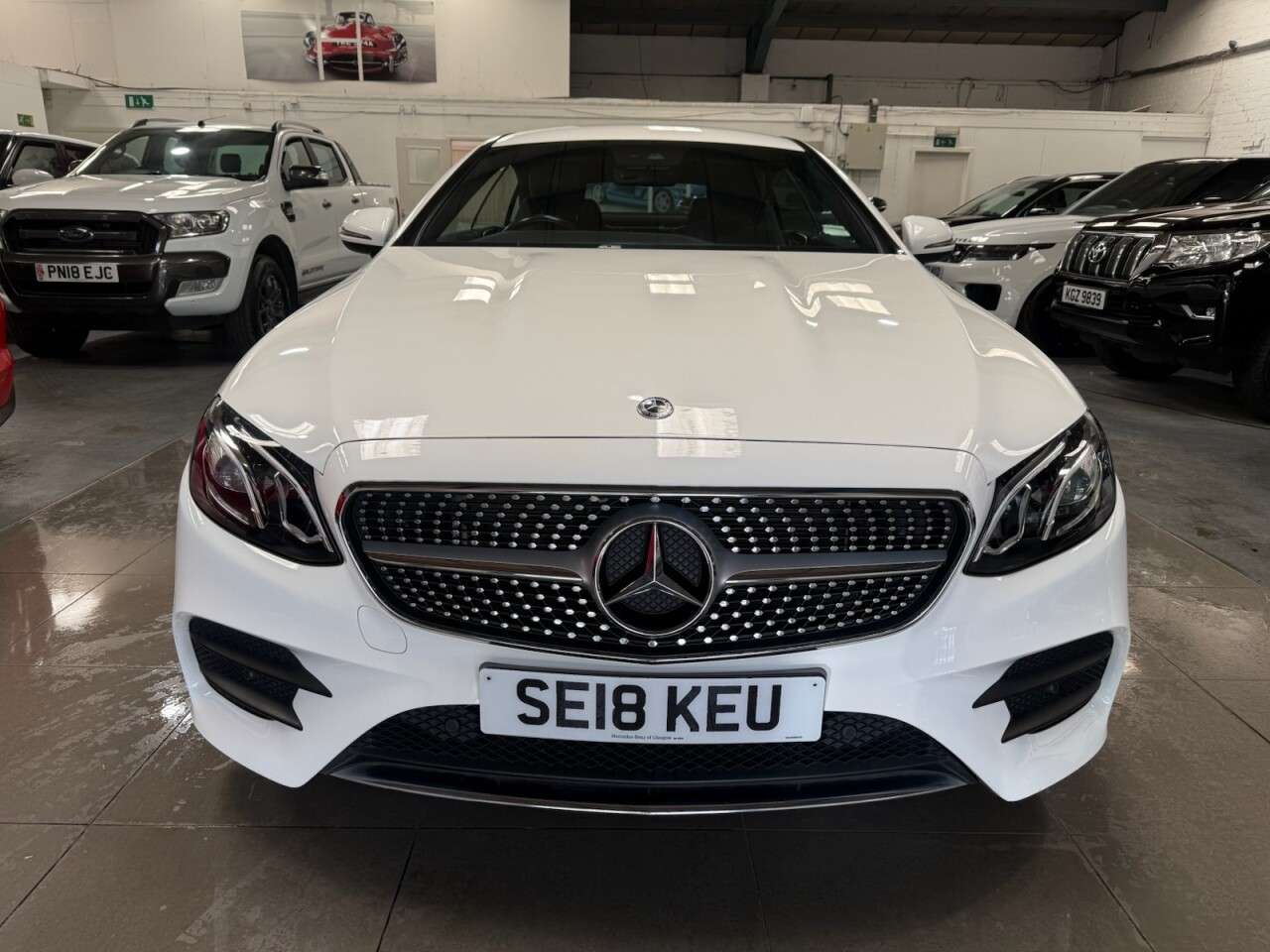 A 2018 MERCEDES-BENZ E CLASS 3.0 E350d V6 AMG Line Coupe 2dr Diesel G-Tronic+ 4MATIC Euro 6 (s/s) (258 p A 2018 MERCEDES-BENZ E CLASS 3.0 E350d V6 AMG Line Coupe 2dr Diesel G-Tronic+ 4MATIC Euro 6 (s/s) (258 p