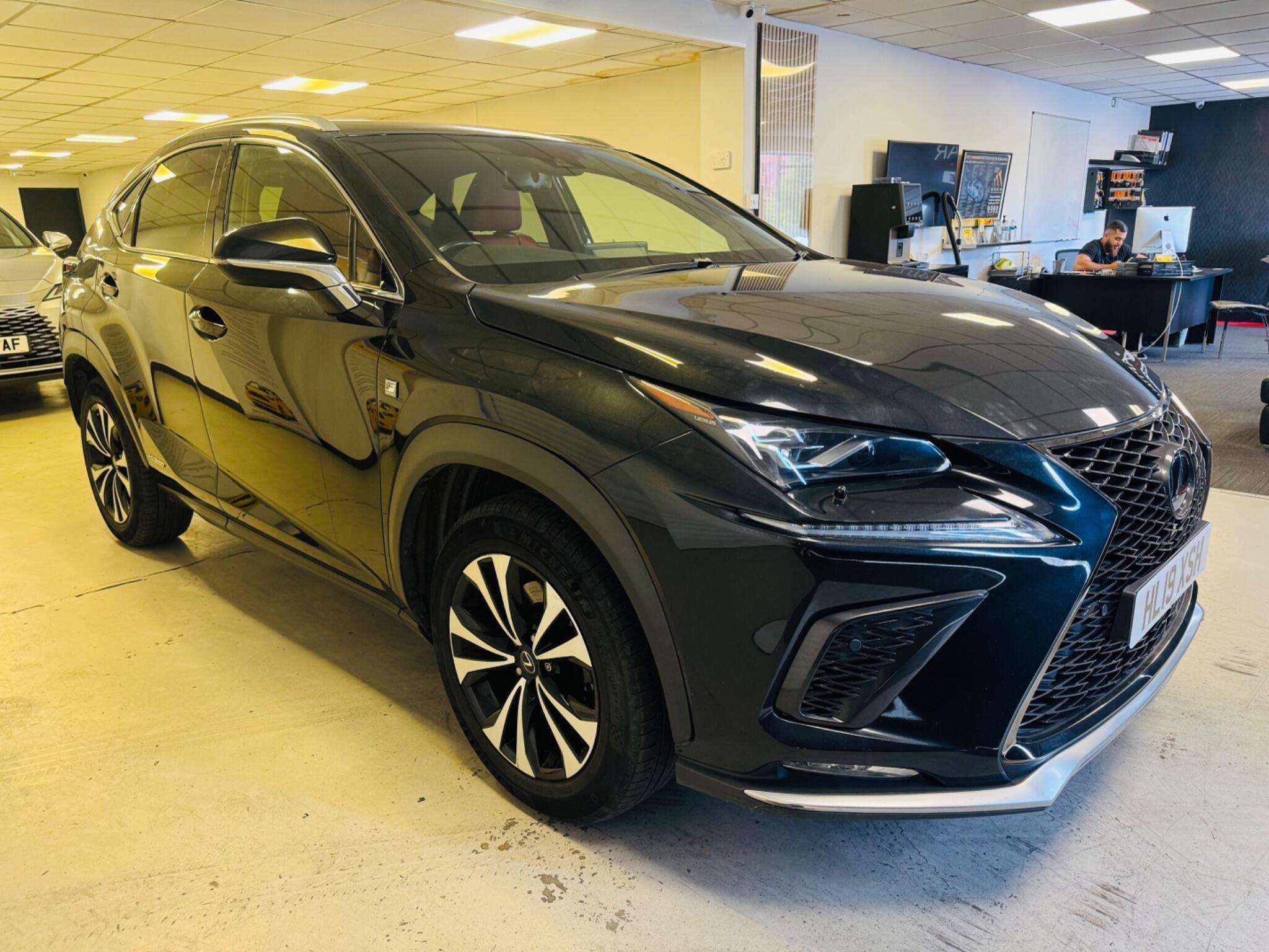 A 2019 LEXUS NX 2.5 300h GPF F Sport E-CVT 4WD Euro 6 (s/s) 5dr A 2019 LEXUS NX 2.5 300h GPF F Sport E-CVT 4WD Euro 6 (s/s) 5dr
