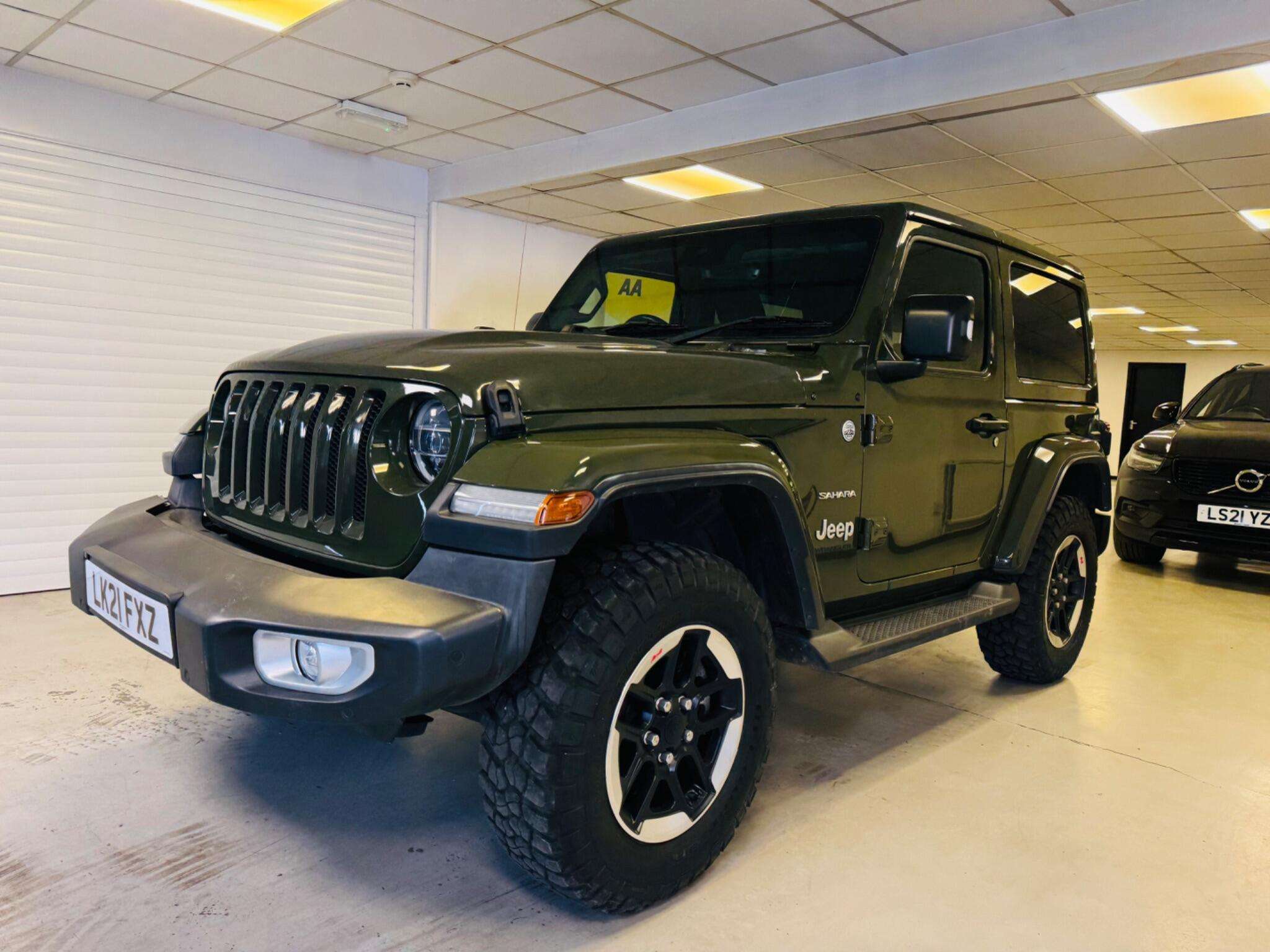 A 2021 JEEP WRANGLER 2.0 GME Sahara Auto 4WD Euro 6 (s/s) 2dr A 2021 JEEP WRANGLER 2.0 GME Sahara Auto 4WD Euro 6 (s/s) 2dr