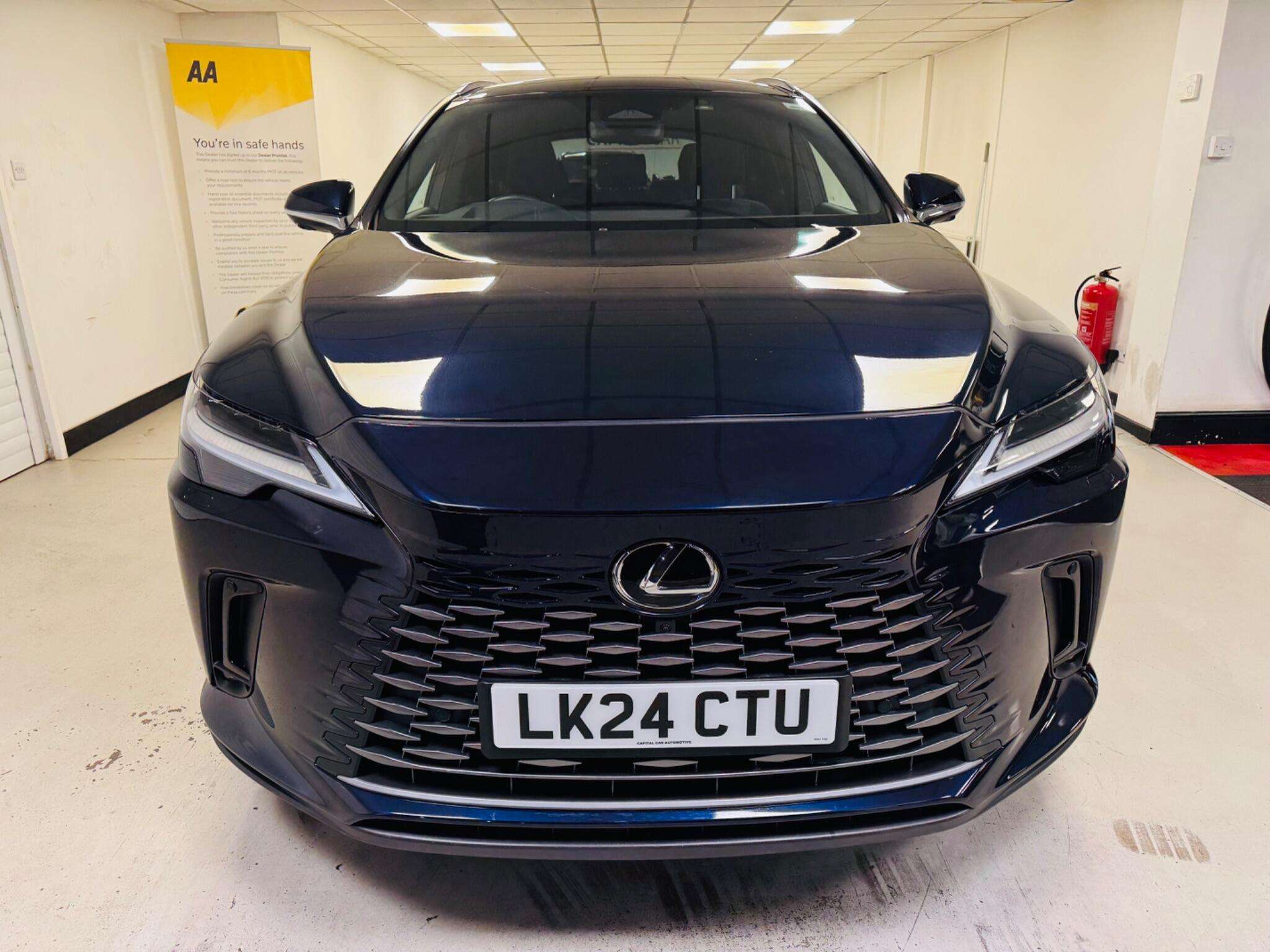 A 2024 LEXUS RX 2.5 450h+ 18.1kWh Takumi E-CVT 4WD Euro 6 (s/s) 5dr A 2024 LEXUS RX 2.5 450h+ 18.1kWh Takumi E-CVT 4WD Euro 6 (s/s) 5dr