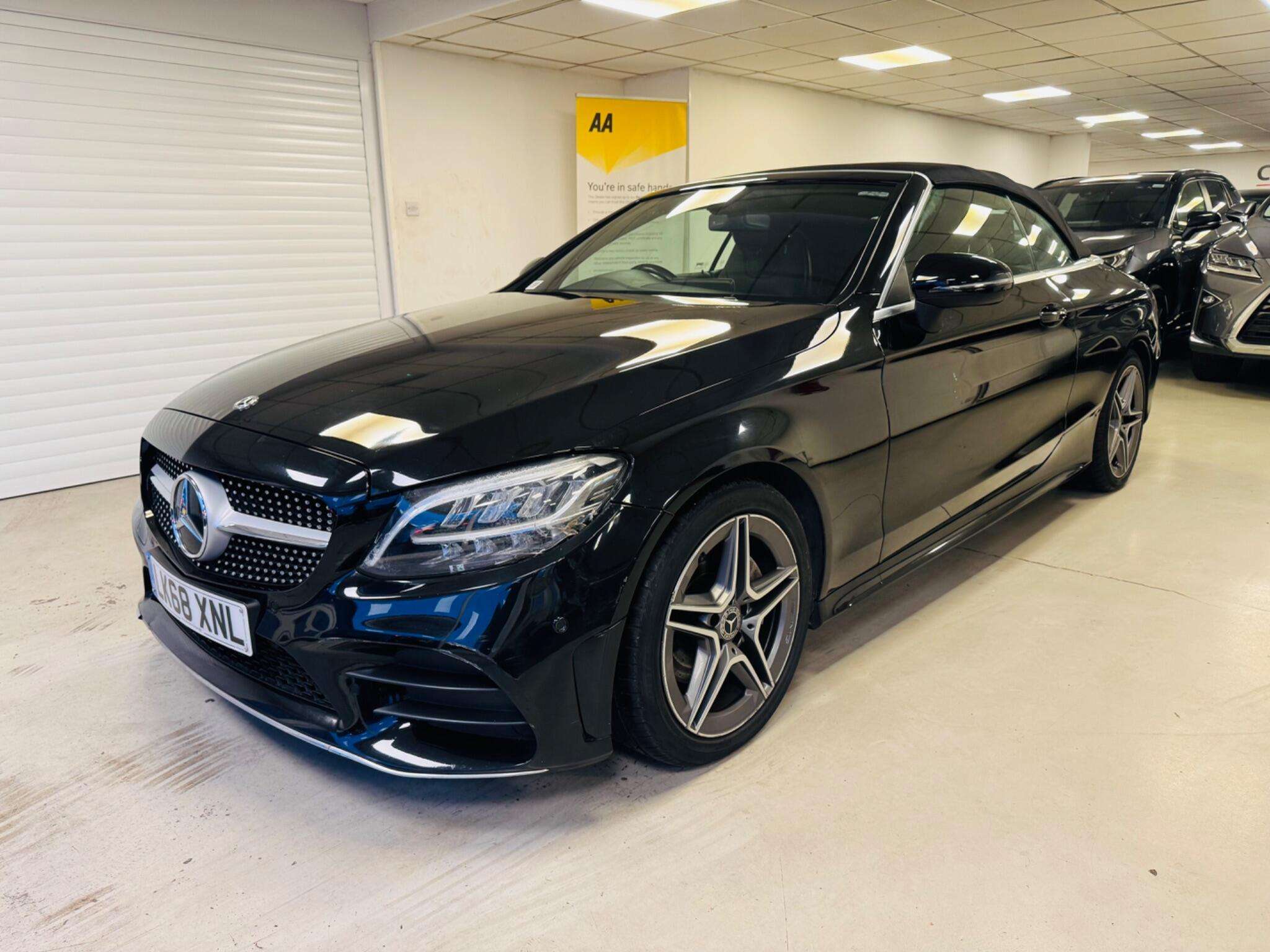 A 2018 MERCEDES-BENZ C CLASS 1.5 C200 MHEV AMG Line Cabriolet G-Tronic+ Euro 6 (s/s) 2dr A 2018 MERCEDES-BENZ C CLASS 1.5 C200 MHEV AMG Line Cabriolet G-Tronic+ Euro 6 (s/s) 2dr