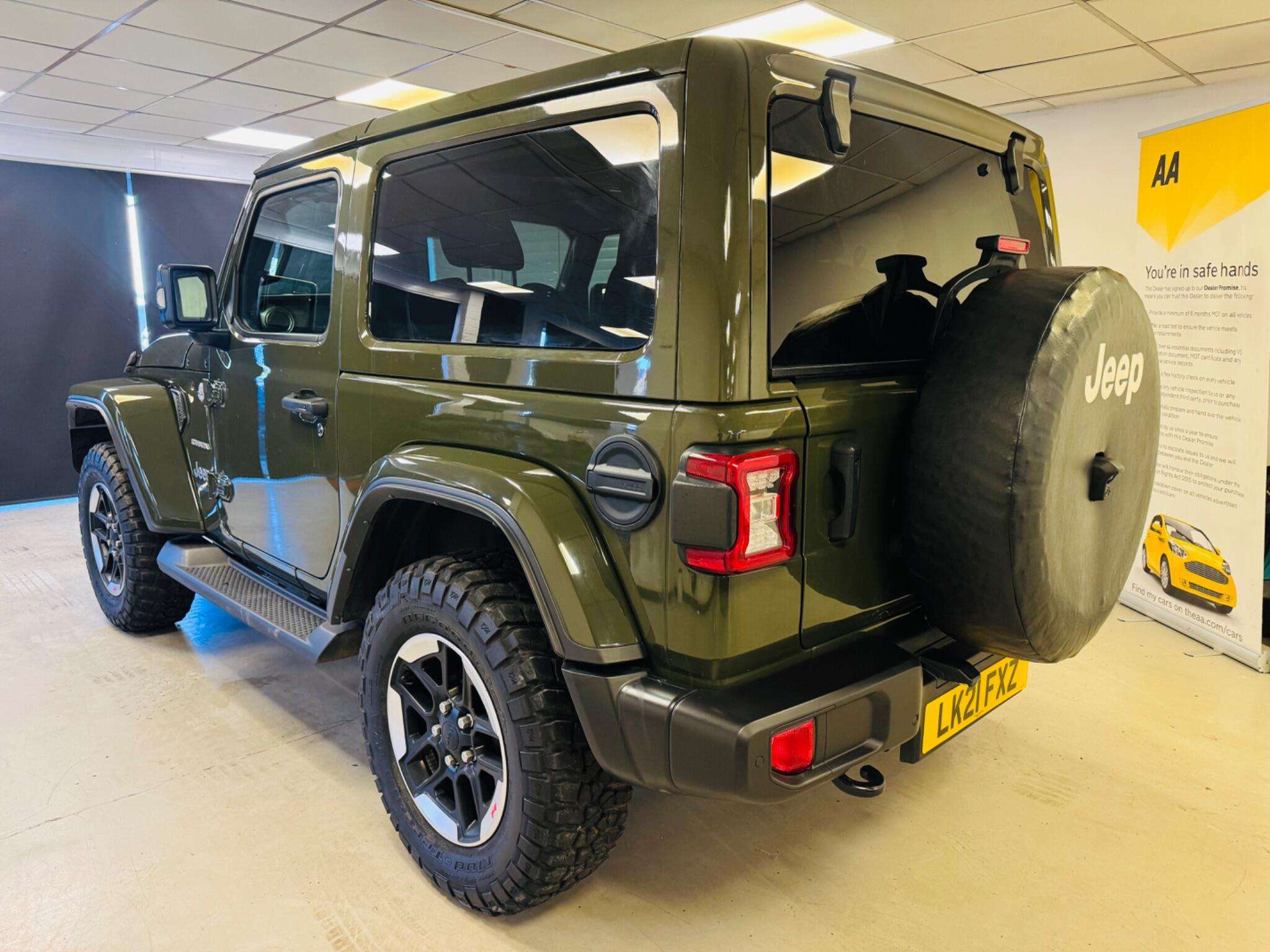 A 2021 JEEP WRANGLER 2.0 GME Sahara Auto 4WD Euro 6 (s/s) 2dr A 2021 JEEP WRANGLER 2.0 GME Sahara Auto 4WD Euro 6 (s/s) 2dr