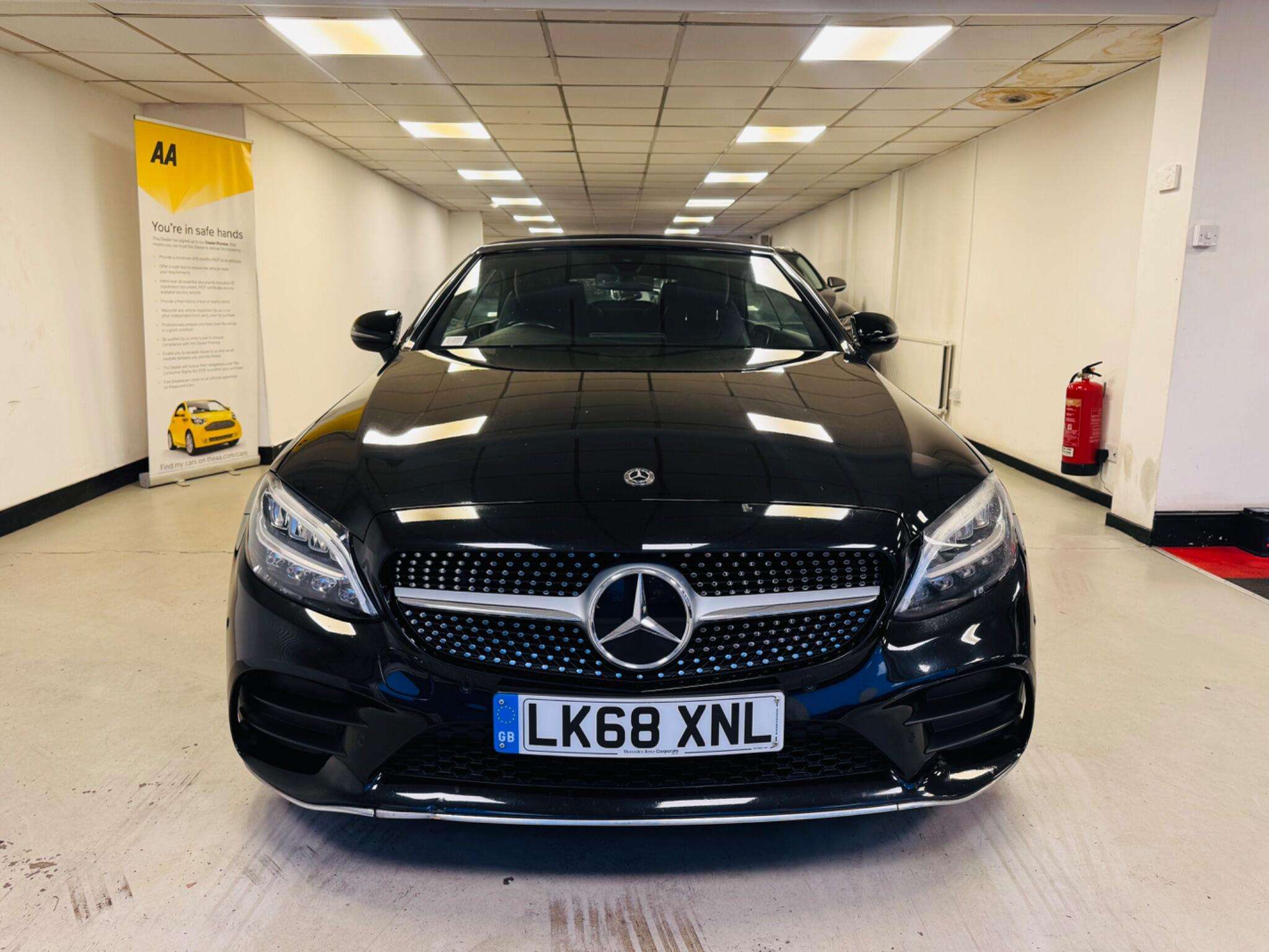 A 2018 MERCEDES-BENZ C CLASS 1.5 C200 MHEV AMG Line Cabriolet G-Tronic+ Euro 6 (s/s) 2dr A 2018 MERCEDES-BENZ C CLASS 1.5 C200 MHEV AMG Line Cabriolet G-Tronic+ Euro 6 (s/s) 2dr