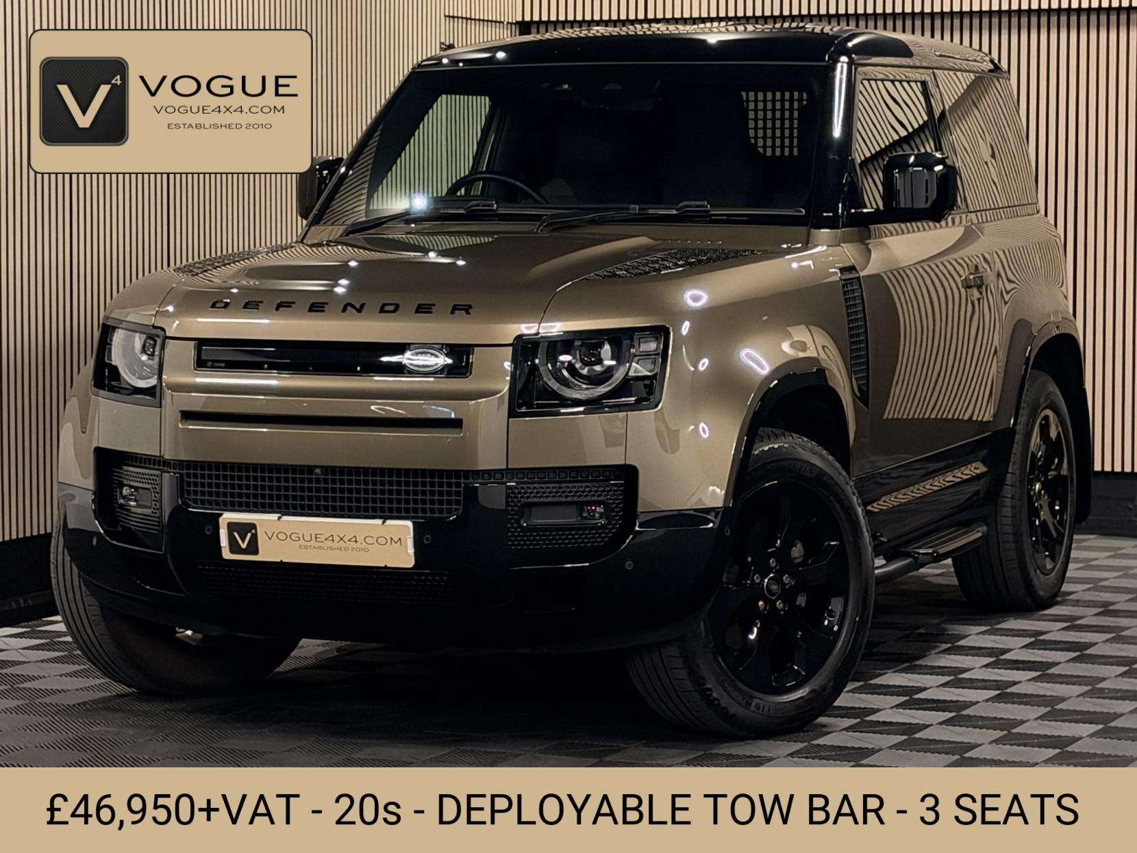 A 2024 LAND ROVER DEFENDER 90 3.0 D250 MHEV X-Dynamic HSE Hard Top SUV 3dr Diesel Auto 4WD SWB Euro 6 (s/s) (250 ps) A 2024 LAND ROVER DEFENDER 90 3.0 D250 MHEV X-Dynamic HSE Hard Top SUV 3dr Diesel Auto 4WD SWB Euro 6 (s/s) (250 ps)