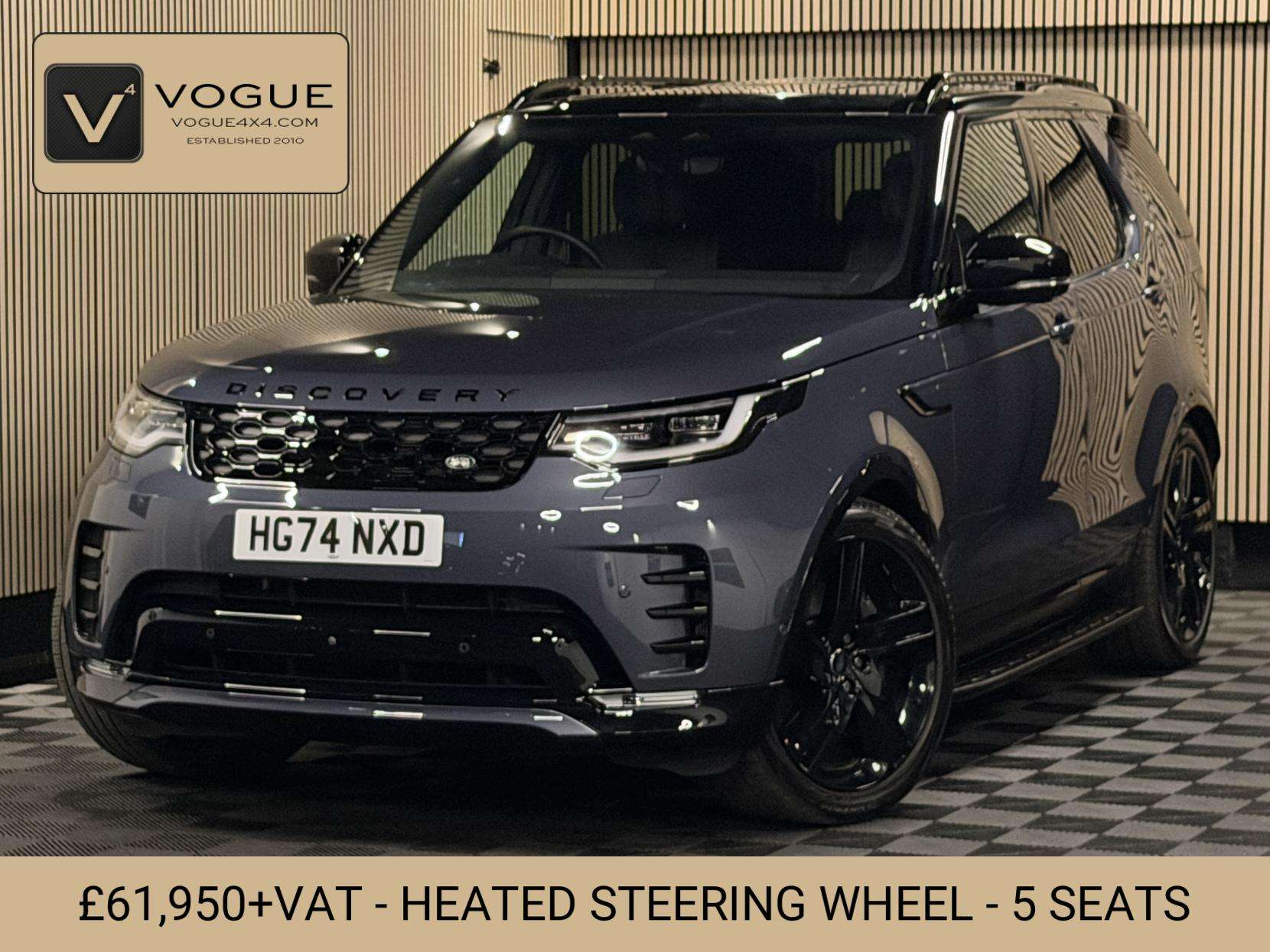 A 2024 LAND ROVER DISCOVERY 3.0 D350 MHEV Dynamic HSE SUV 5dr Diesel Auto 4WD Euro 6 (s/s) (350 ps) A 2024 LAND ROVER DISCOVERY 3.0 D350 MHEV Dynamic HSE SUV 5dr Diesel Auto 4WD Euro 6 (s/s) (350 ps)
