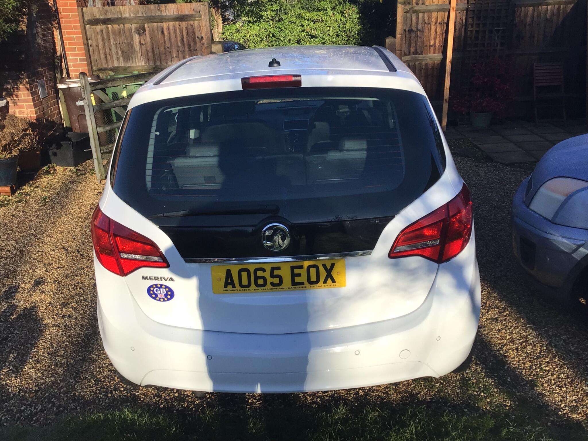 2015 VAUXHALL MERIVA 2015 VAUXHALL MERIVA