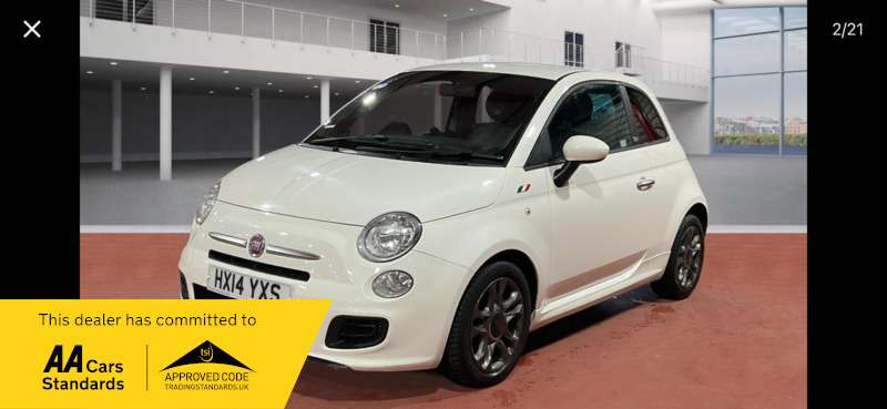 A 2014 FIAT 500 TWINAIR S 3DR A 2014 FIAT 500 TWINAIR S 3DR