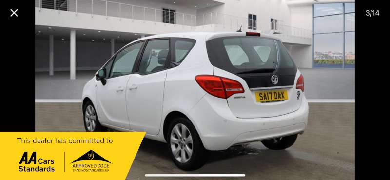 2017 VAUXHALL MERIVA 2017 VAUXHALL MERIVA