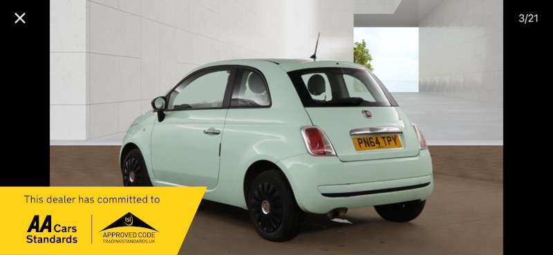 A 2014 FIAT 500 POP 1.2 3DR A 2014 FIAT 500 POP 1.2 3DR