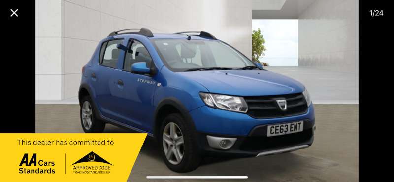 A 2013 DACIA SANDERO STEPWAY AMBIANCE TCE A 2013 DACIA SANDERO STEPWAY AMBIANCE TCE