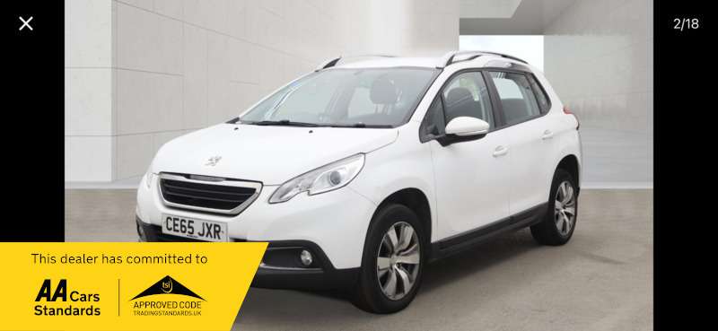 A 2015 PEUGEOT 2008 BLUE 1.6 HDI ACTIVE ESTATE A 2015 PEUGEOT 2008 BLUE 1.6 HDI ACTIVE ESTATE