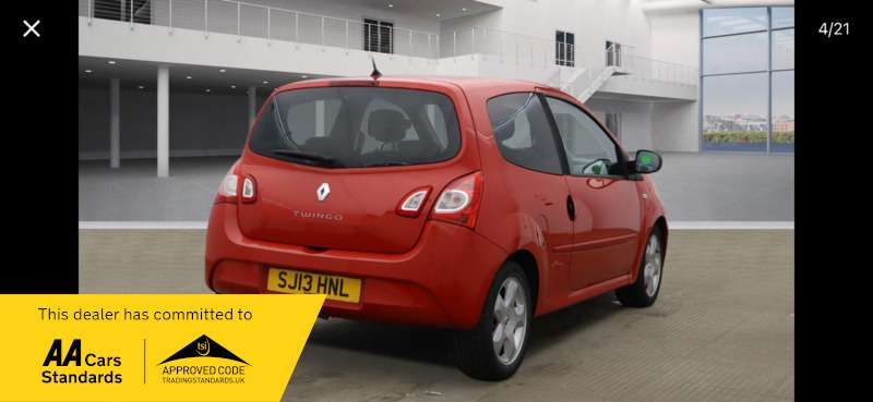 A 2013 RENAULT TWINGO 1.2 DYNAMIQUE 16v 3Dr A 2013 RENAULT TWINGO 1.2 DYNAMIQUE 16v 3Dr