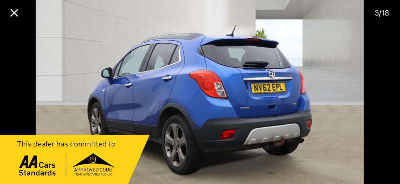 A 2012 VAUXHALL MOKKA SE 1.7 CDTI S/S 2WD A 2012 VAUXHALL MOKKA SE 1.7 CDTI S/S 2WD