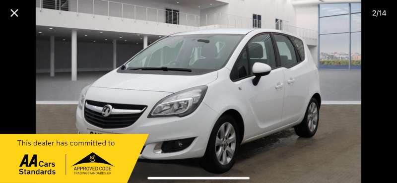2017 VAUXHALL MERIVA 2017 VAUXHALL MERIVA