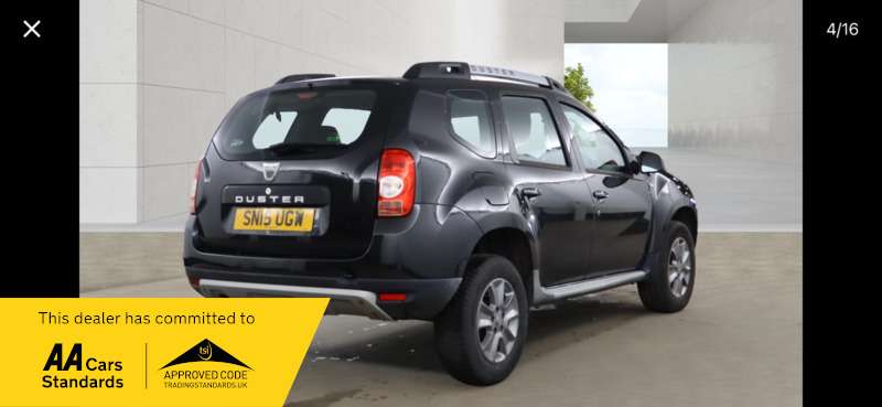 A 2015 DACIA DUSTER LAUREATE 1.5 DCI 2WD A 2015 DACIA DUSTER LAUREATE 1.5 DCI 2WD