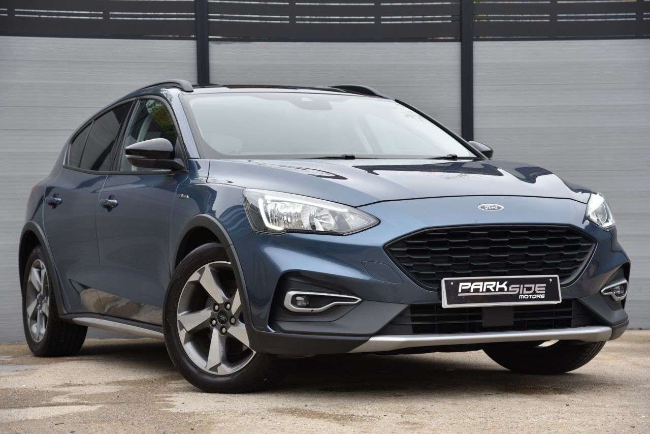 A 2019 FORD FOCUS 1.0T EcoBoost Active Hatchback 5dr Petrol Manual Euro 6 (s/s) (125 ps) BLUE A 2019 FORD FOCUS 1.0T EcoBoost Active Hatchback 5dr Petrol Manual Euro 6 (s/s) (125 ps) BLUE