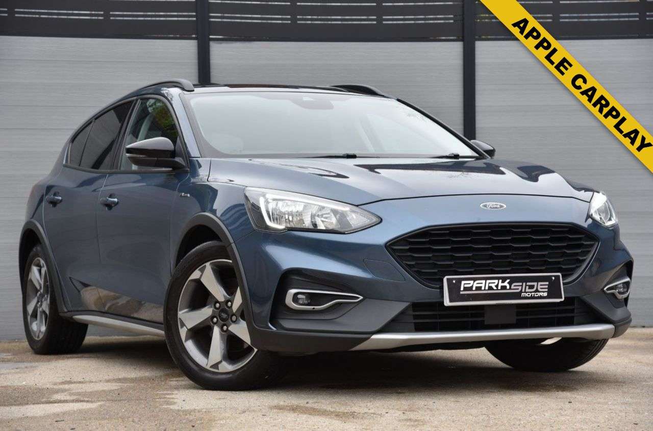 A 2019 FORD FOCUS 1.0T EcoBoost Active Hatchback 5dr Petrol Manual Euro 6 (s/s) (125 ps) BLUE A 2019 FORD FOCUS 1.0T EcoBoost Active Hatchback 5dr Petrol Manual Euro 6 (s/s) (125 ps) BLUE