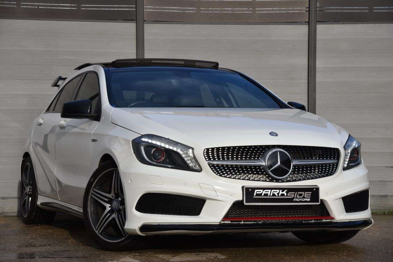 A 2015 MERCEDES-BENZ A-CLASS 2.0 A250 Engineered by AMG Hatchback 5dr Petrol 7G-DCT Euro 6 (s/s) (211 ps A 2015 MERCEDES-BENZ A-CLASS 2.0 A250 Engineered by AMG Hatchback 5dr Petrol 7G-DCT Euro 6 (s/s) (211 ps