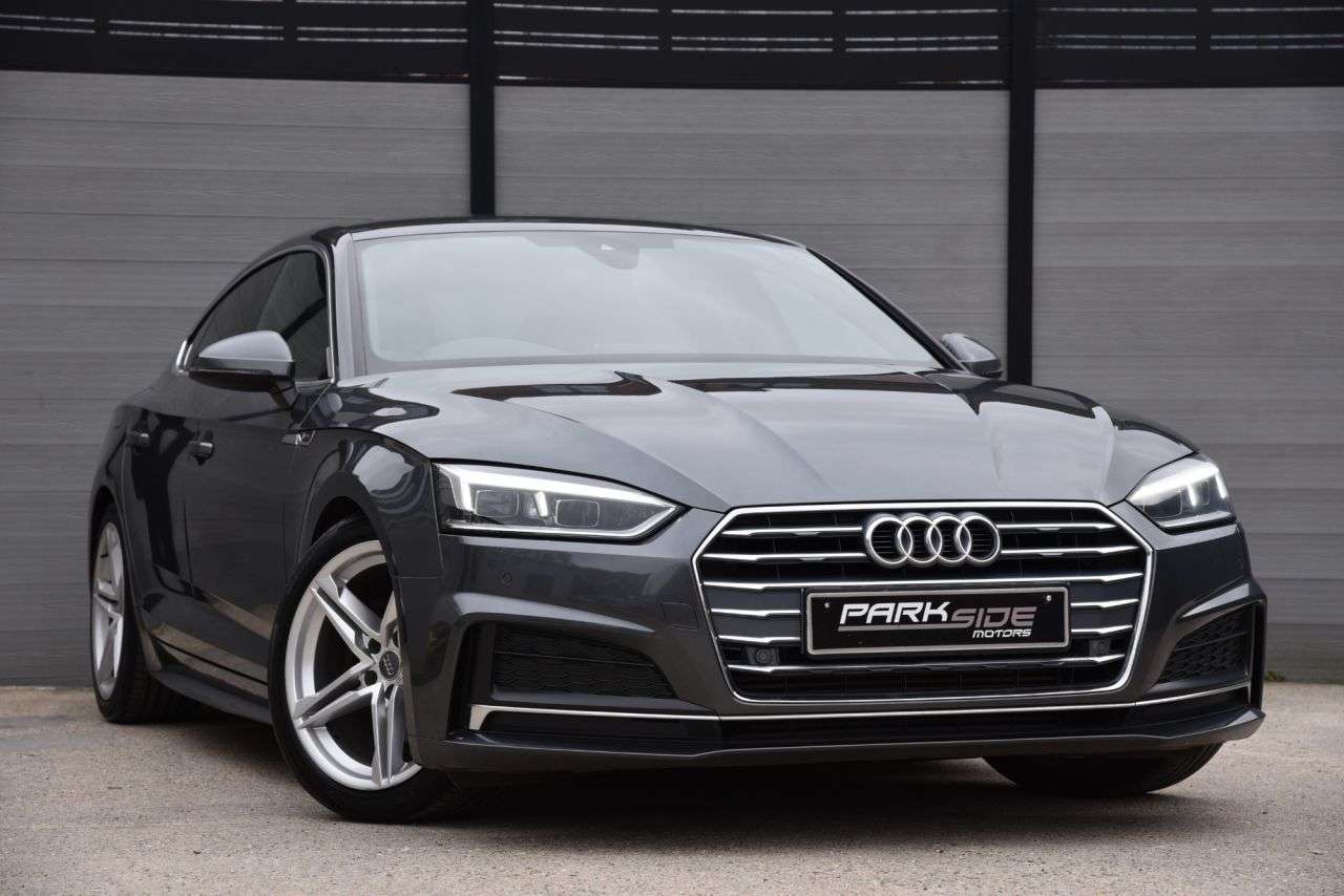 A 2018 AUDI A5 2.0 TFSI S line Sportback 5dr Petrol S Tronic Euro 6 (s/s) (190 ps) FSH | V A 2018 AUDI A5 2.0 TFSI S line Sportback 5dr Petrol S Tronic Euro 6 (s/s) (190 ps) FSH | V