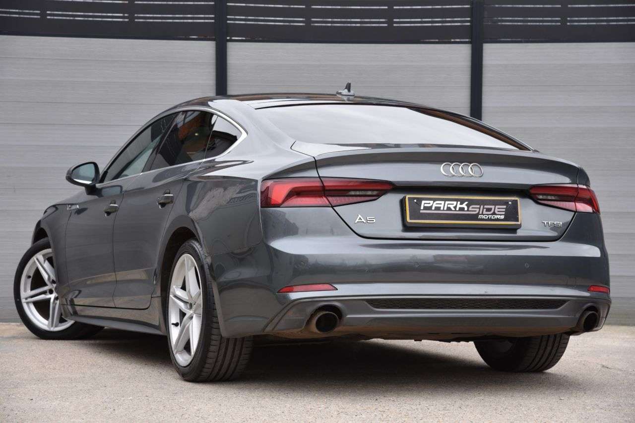 A 2018 AUDI A5 2.0 TFSI S line Sportback 5dr Petrol S Tronic Euro 6 (s/s) (190 ps) FSH | V A 2018 AUDI A5 2.0 TFSI S line Sportback 5dr Petrol S Tronic Euro 6 (s/s) (190 ps) FSH | V