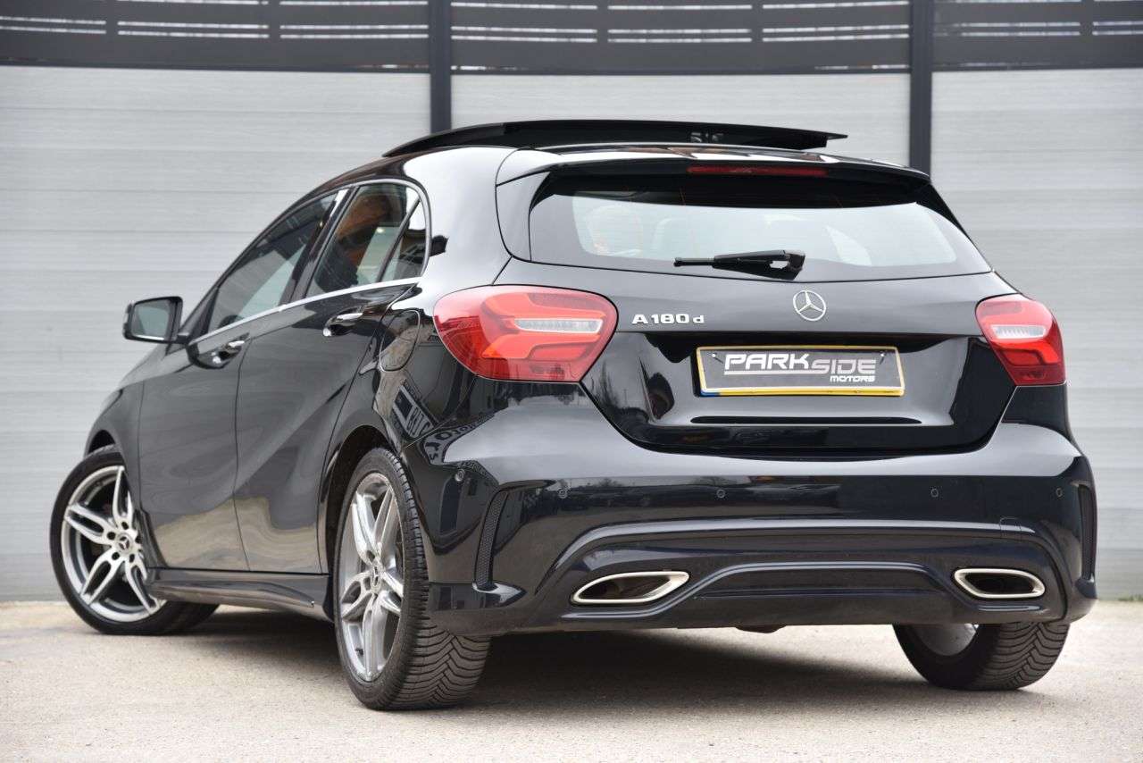 A 2017 MERCEDES-BENZ A-CLASS 1.5 A180d AMG Line (Premium Plus) Hatchback 5dr Diesel 7G-DCT Euro 6 (s/s) A 2017 MERCEDES-BENZ A-CLASS 1.5 A180d AMG Line (Premium Plus) Hatchback 5dr Diesel 7G-DCT Euro 6 (s/s)