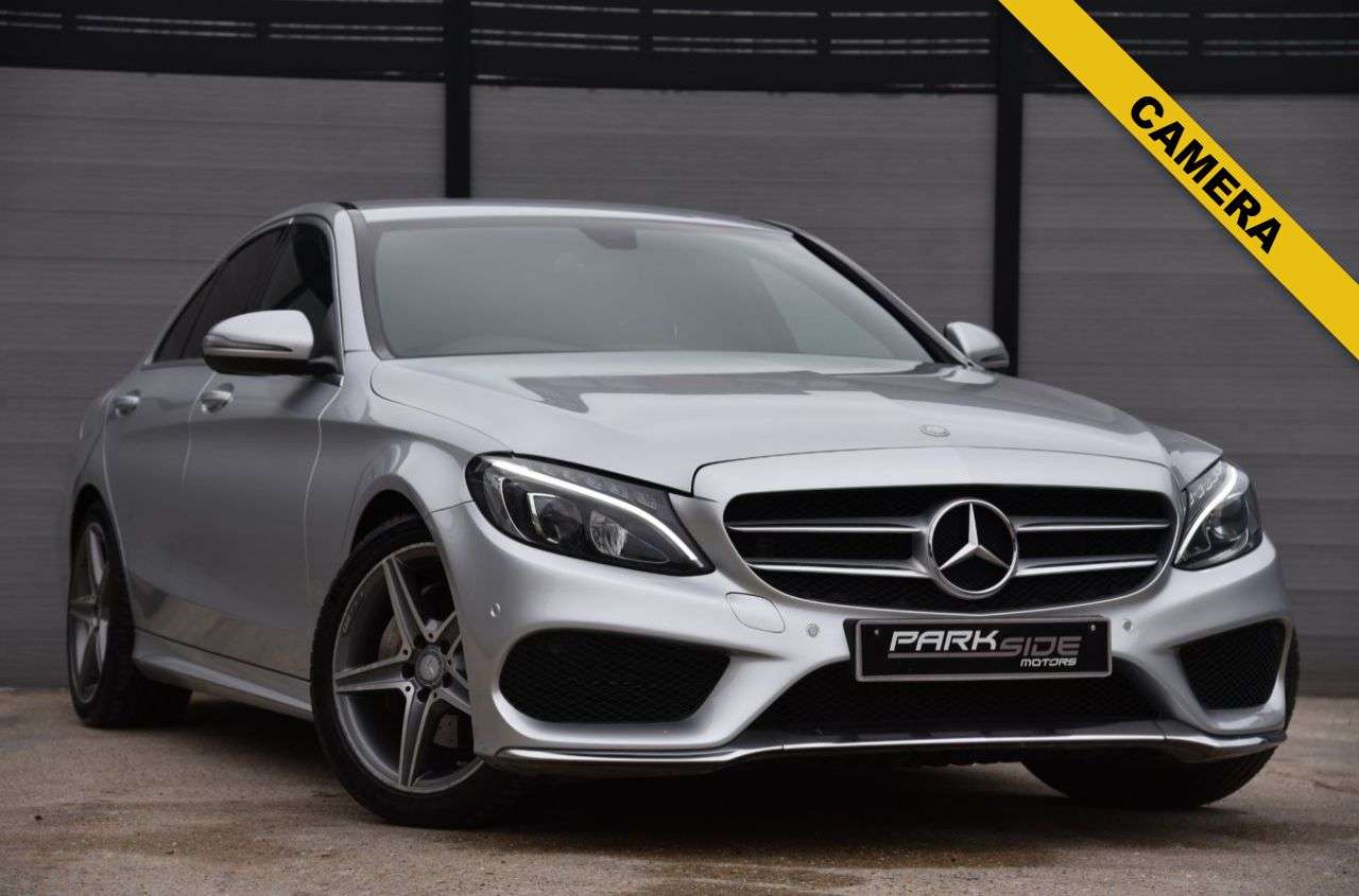 A 2017 MERCEDES-BENZ C-CLASS 2.1 C220d AMG Line Saloon 4dr Diesel G-Tronic+ Euro 6 (s/s) (170 ps) LEATHE A 2017 MERCEDES-BENZ C-CLASS 2.1 C220d AMG Line Saloon 4dr Diesel G-Tronic+ Euro 6 (s/s) (170 ps) LEATHE