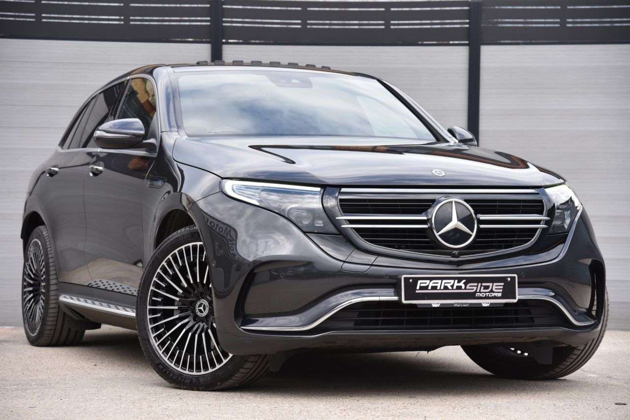 A 2022 MERCEDES-BENZ EQC EQC 400 80kWh AMG Line (Premium) SUV 5dr Electric Auto 4MATIC (408 ps) LEAT A 2022 MERCEDES-BENZ EQC EQC 400 80kWh AMG Line (Premium) SUV 5dr Electric Auto 4MATIC (408 ps) LEAT