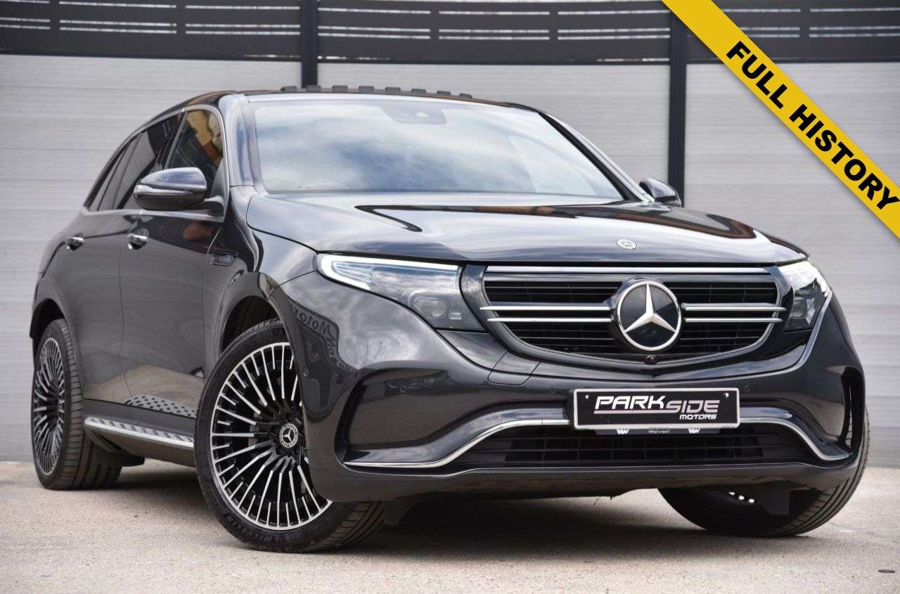 A 2022 MERCEDES-BENZ EQC EQC 400 80kWh AMG Line (Premium) SUV 5dr Electric Auto 4MATIC (408 ps) LEAT A 2022 MERCEDES-BENZ EQC EQC 400 80kWh AMG Line (Premium) SUV 5dr Electric Auto 4MATIC (408 ps) LEAT