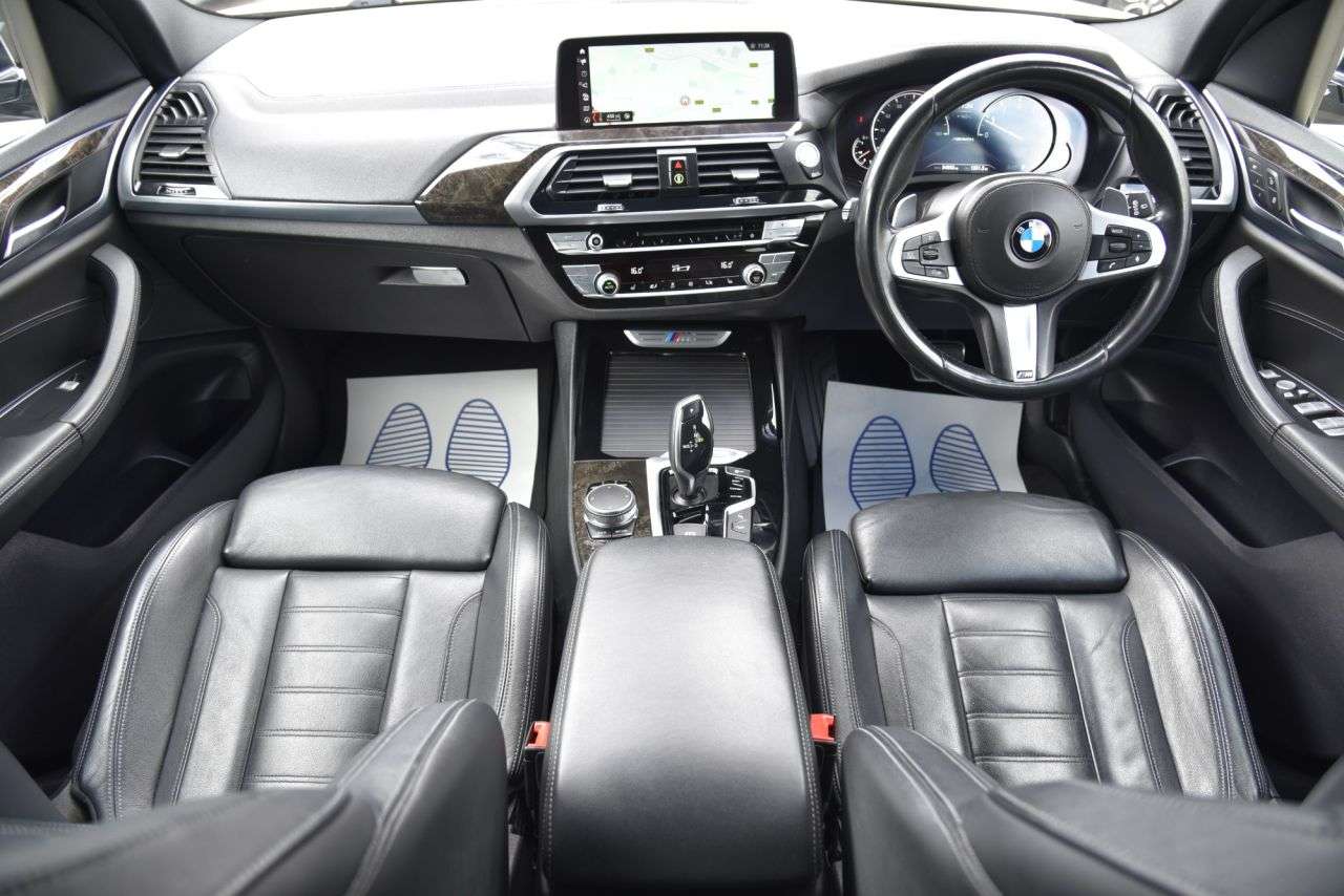 A 2018 BMW X3 3.0 M40i SUV 5dr Petrol Auto xDrive Euro 6 (s/s) (360 ps) FULL LEATHER | 20 A 2018 BMW X3 3.0 M40i SUV 5dr Petrol Auto xDrive Euro 6 (s/s) (360 ps) FULL LEATHER | 20