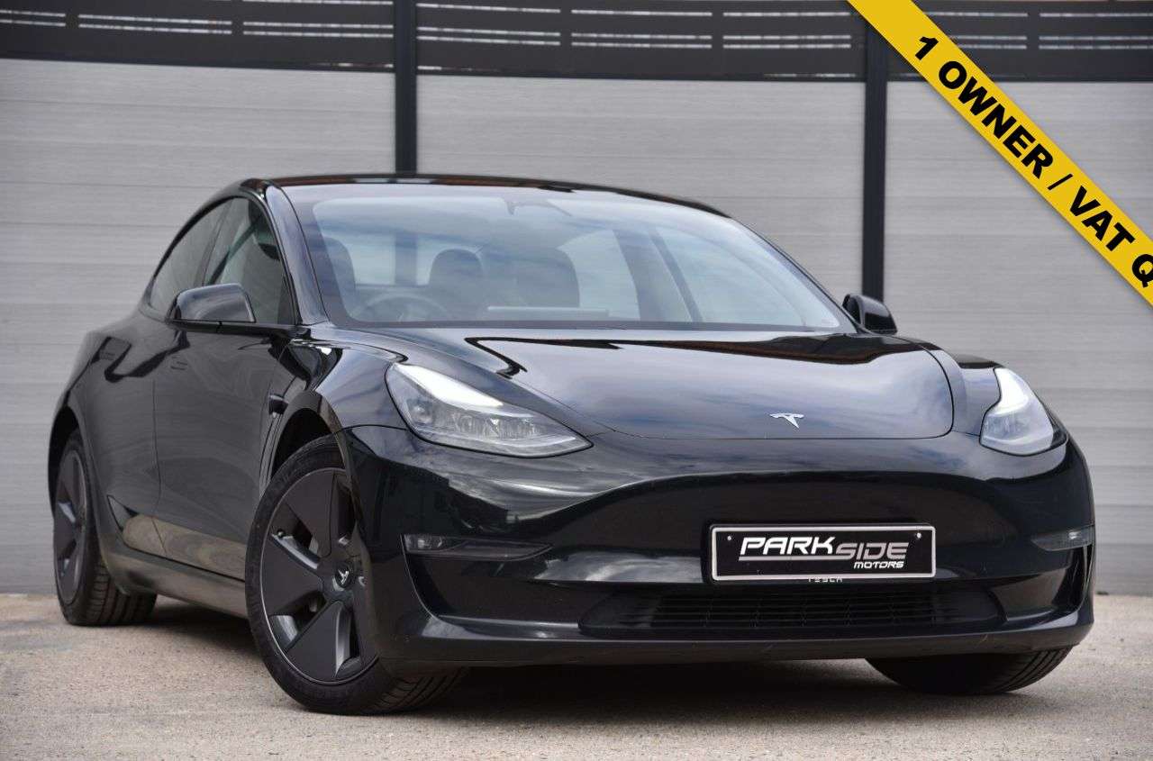 A 2023 TESLA MODEL 3 (Dual Motor) Long Range Saloon 4dr Electric Auto 4WDE (346 ps) BLACK LEATHE A 2023 TESLA MODEL 3 (Dual Motor) Long Range Saloon 4dr Electric Auto 4WDE (346 ps) BLACK LEATHE