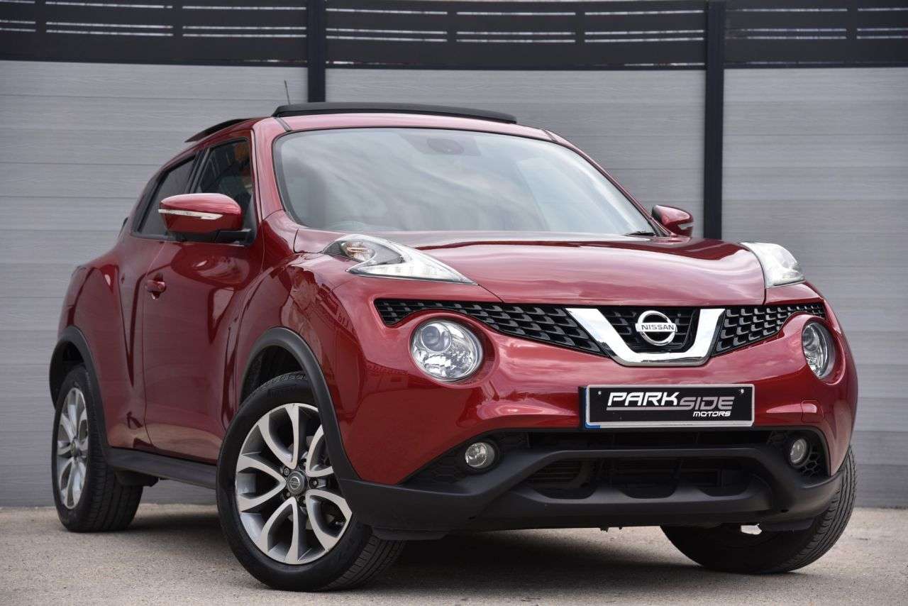 A 2015 NISSAN JUKE 1.6 Tekna SUV 5dr Petrol XTRON Euro 6 (117 ps) LEATHER | CAMERA | SATNAV | A 2015 NISSAN JUKE 1.6 Tekna SUV 5dr Petrol XTRON Euro 6 (117 ps) LEATHER | CAMERA | SATNAV |