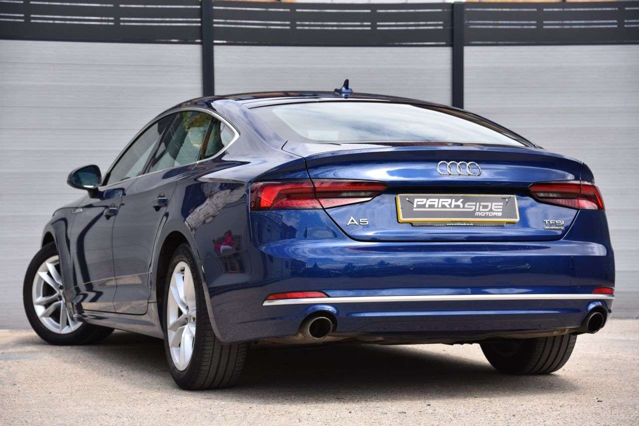 A 2017 AUDI A5 2.0 TFSI Sport Sportback 5dr Petrol S Tronic quattro Euro 6 (s/s) (252 ps) A 2017 AUDI A5 2.0 TFSI Sport Sportback 5dr Petrol S Tronic quattro Euro 6 (s/s) (252 ps)