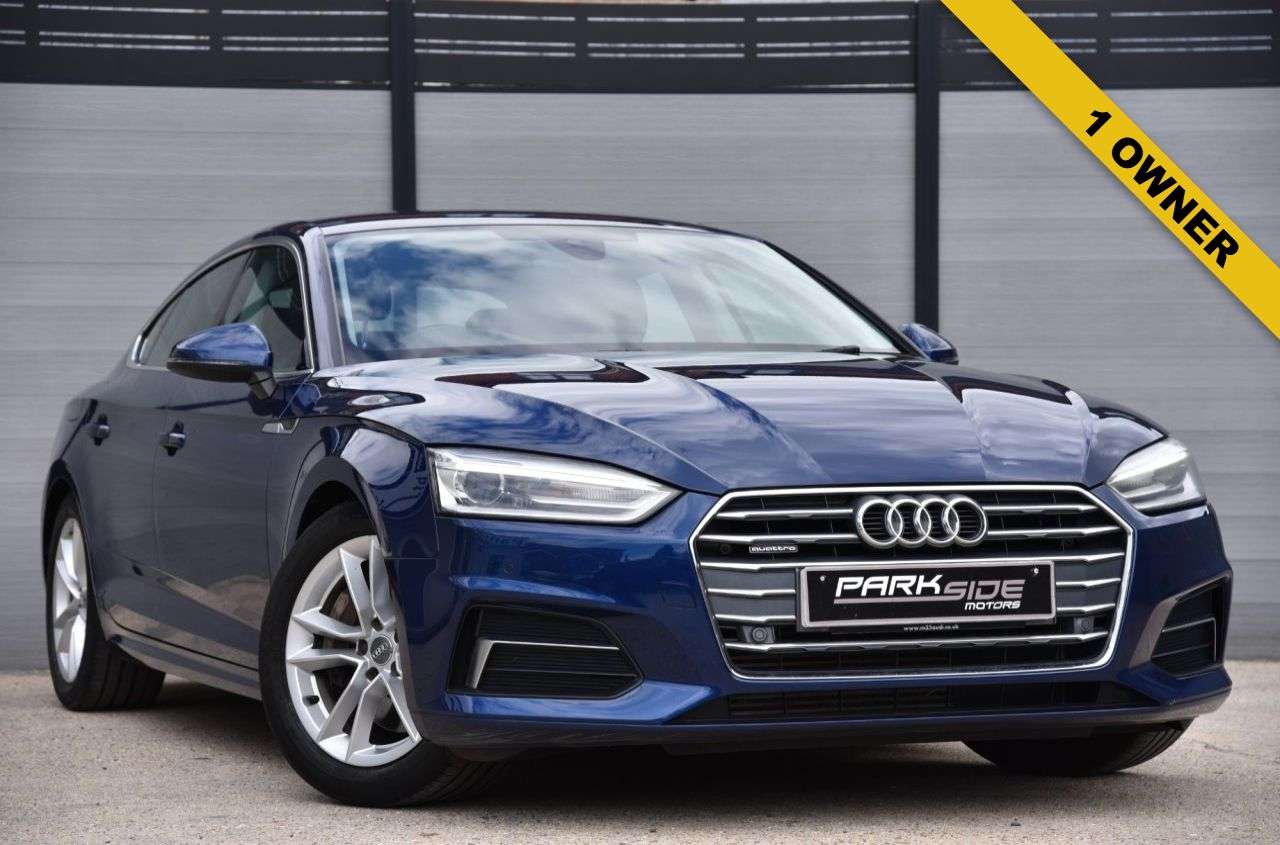 A 2017 AUDI A5 2.0 TFSI Sport Sportback 5dr Petrol S Tronic quattro Euro 6 (s/s) (252 ps) A 2017 AUDI A5 2.0 TFSI Sport Sportback 5dr Petrol S Tronic quattro Euro 6 (s/s) (252 ps)