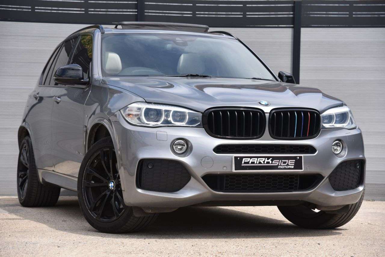 A 2015 BMW X5 3.0 40d M Sport SUV 5dr Diesel Auto xDrive Euro 6 (s/s) (313 ps) WHITE LEAT A 2015 BMW X5 3.0 40d M Sport SUV 5dr Diesel Auto xDrive Euro 6 (s/s) (313 ps) WHITE LEAT